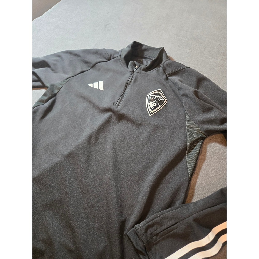 Colorado Rapids 1/4 Zip Mens Small Aero Ready Performance Thumb Hole Soccer Pro
